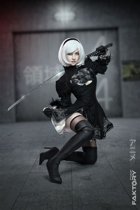 2b cosplay nier automata|nier automata cosplay model.